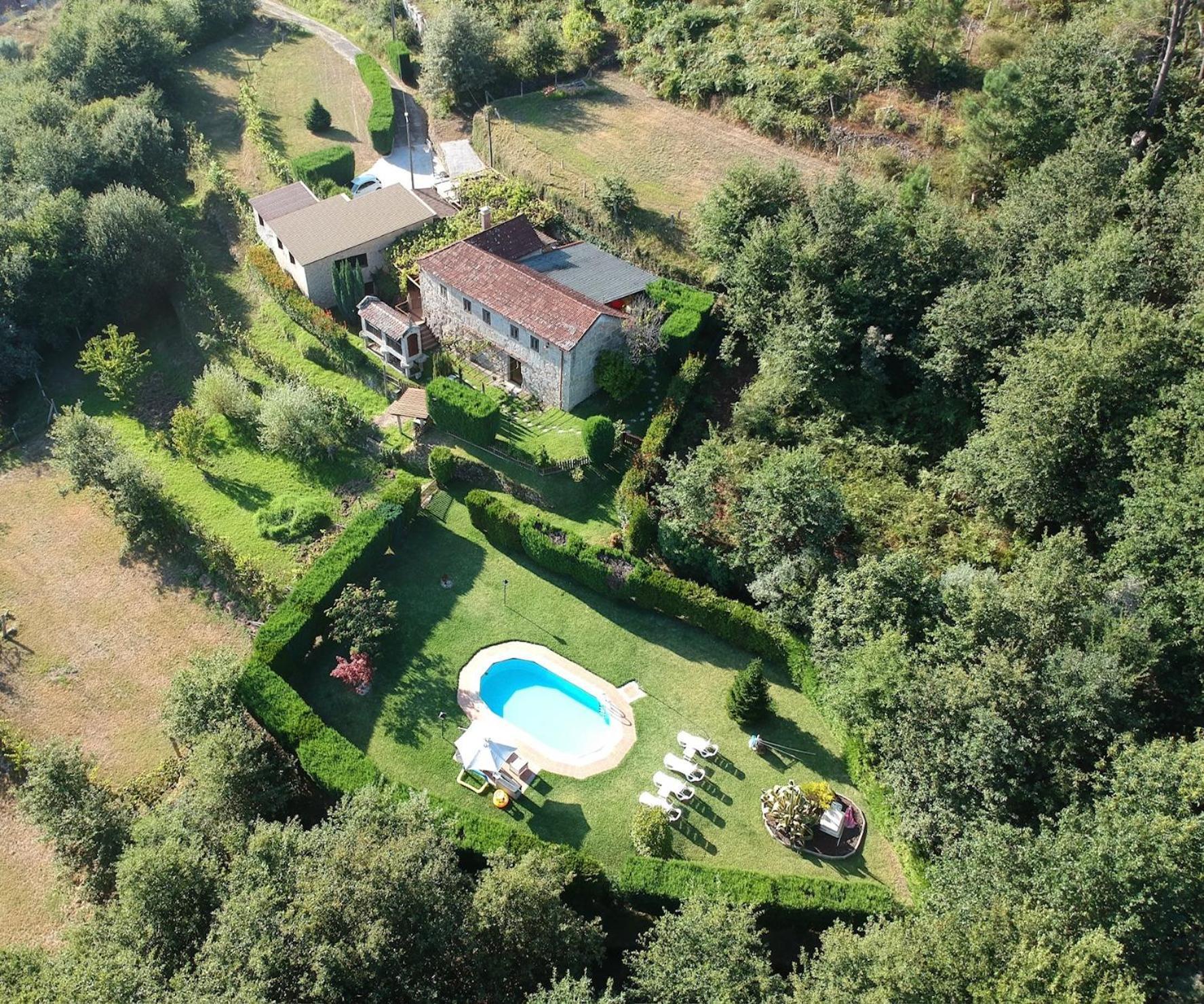 Casa Rural O Carballo Da Pedra La Caniza Εξωτερικό φωτογραφία